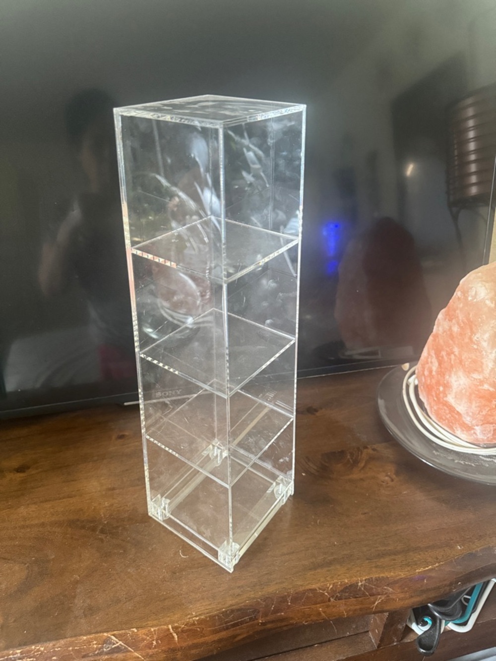 Clear Acrylic 4-Tier Organizer Storage Tower